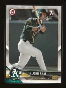 2018 Bowman Draft Alfonso Rivas Oakland Athletics (#BD-141) - Picture 1 of 2