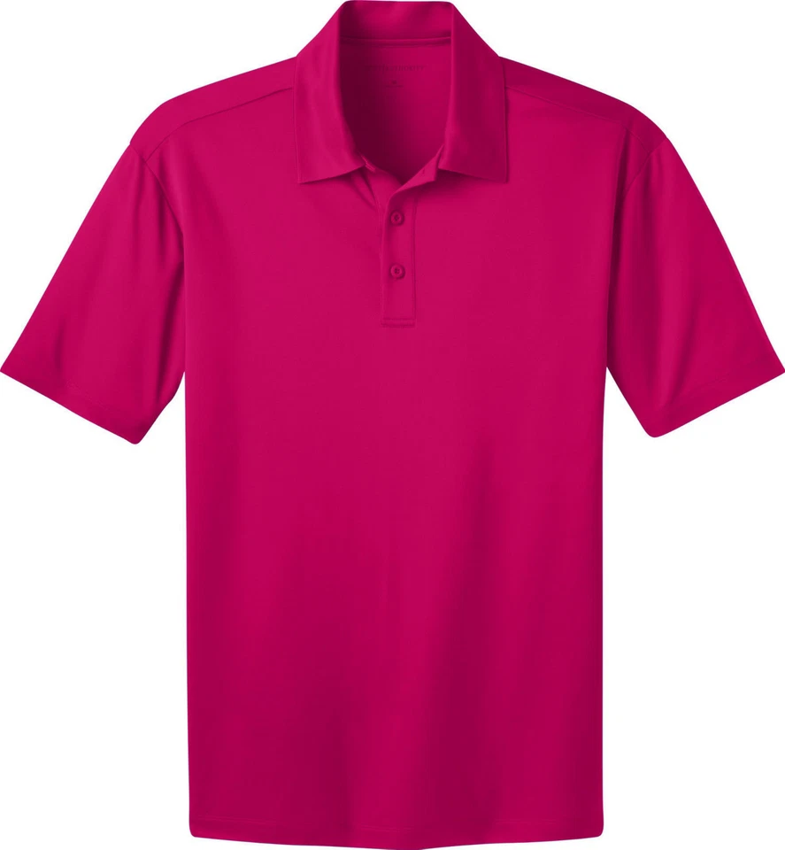 Camisa polo masculina golfe Port Authority toque de seda Dri-Fit tamanho XS-6XL NOVA K540 - Imagem 1 de 1