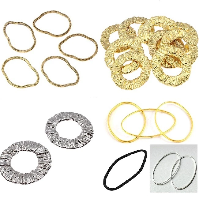 METALL  VERBINDER  DONUT  KETTEN  GLIED  LINK  SCHMUCK  BASTELN  ZUGEHÖR  /86 - Bild 1 von 1