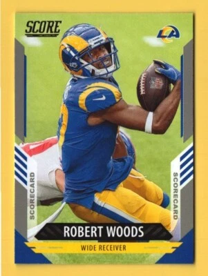 2021 Score Scorecard #256 Robert Woods Parallel - Los Angeles Rams - Image 1 of 2