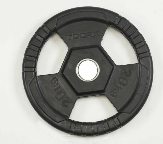 Toorx DGG-TG20 Disco Olimpionico Gommato 20Kg - Nero