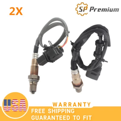 Sensores de oxígeno lambda O2 aguas arriba y aguas abajo para Volkswagen CC 2009 CCTA 2 piezas Foto 1 de 4