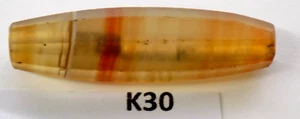 Idar-Oberstein Banded Agate German Agate Bead African Trade K30 Bg 71 - Picture 1 of 1