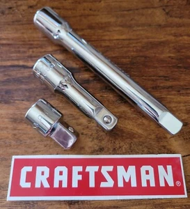 Craftsman 1/2" Dr Extension Bar Set 3 pc 1.5", 3", 6" lengths - Picture 1 of 1