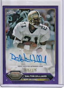2024 Topps Chrome Composite Dalton Hilliard Purple Variation Auto /175 #TCA-DHI - Picture 1 of 2