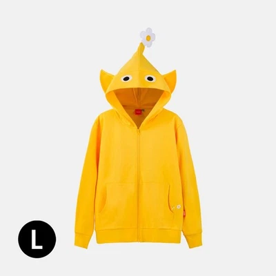 PIKMIN Hoodie Yellow Unisex Adults Size L [Nintendo TOKYO Official] Japan F/S - image 1 of 4