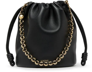 LOEWE Flamenco Black Purse Bucket Bag New & Authentic - Picture 1 of 4