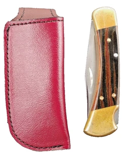 Buck 110 knife sheath Handmade Pocket Knife Pouch Sheath Marine Vinyl - Picture 1 of 11