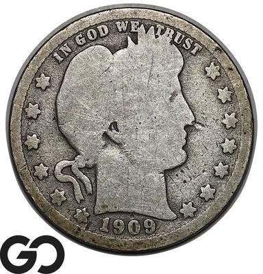 Cuarto de barbero 1909-O Foto 1 de 3