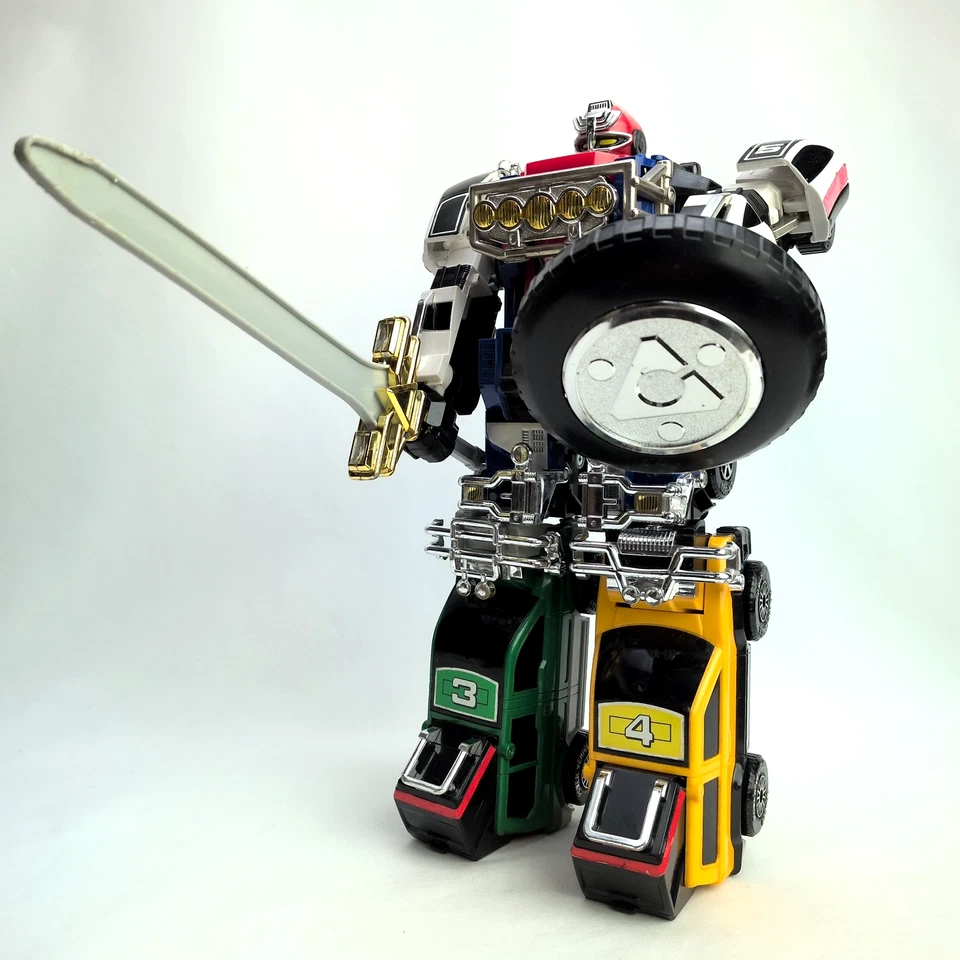 Casa rodante Bandai Power Rangers Turbo Carranger DX ROBO Megazord Foto 1 de 4