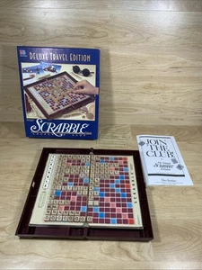 Milton Bradley Scrabble Kreuzworträtsel Deluxe Reise Edition Brettspiel Vintage 1990 - Bild 1 von 8