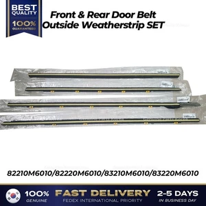 ⭐Genuine⭐ Front & Rear Door Belt Outside Weatherstrip SET for Kia Forte - Picture 1 of 3