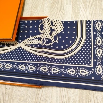 Unused w/box HERMES Carre 55 Brides de Gala Silk Scarf 55cm / US duty free - Image 1 of 4