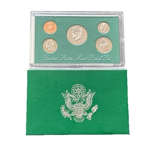 1996 U.S. Mint Proof Set Kennedy Half Dollar fünf verschiedene Münzen OVP - Bild 1 von 6