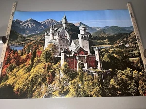 Castello di Neuschwanstein Baviera Germania 27x39 poster vintage foto stampa Kienberger - Foto 1 di 6