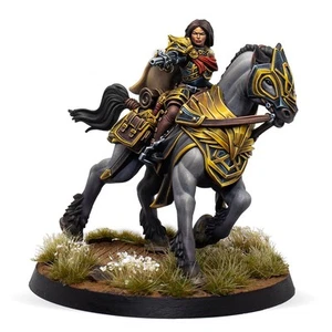 Mounted Hetman Hegemony of Embersig Warcrow Plastic Resin 30mm - Imagen 1 de 2