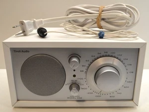 Tivoli Audio Model One by Henry Kloss Gray Face and White Finish, Tested Working - Picture 1 of 9
