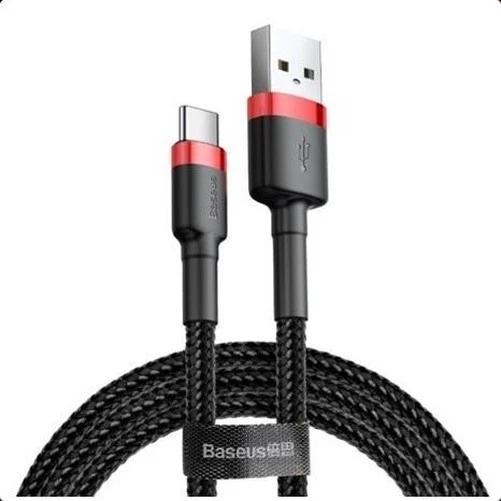 Baseus Cafule USB-C Cable 2A - 3M Black And Red - Image 1 of 1