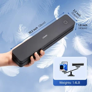 HPRT Tragbarer Wireless Thermodrucker 203DPI USB Wiederaufladbar A4/Buchstabe - Bild 1 von 9