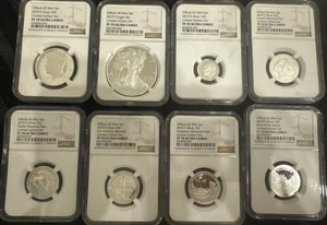 2019-S 8 Pc Silver Limited Edition Proof Set, NGC PF 70 - Picture 1 of 2