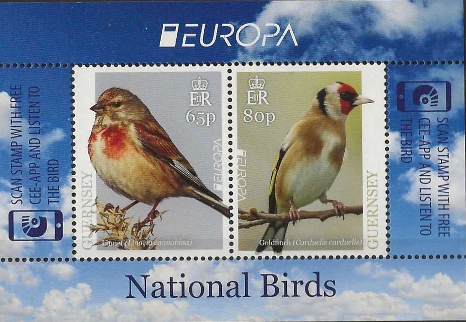 Guernsey 2019 - Europa, National Birds Miniature Sheet - MNH - Image 1 of 1