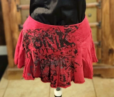 🔥 Lip Service 朋克打褶迷你裙 – 中号 – 全新无标签 🔥 — 第 1/4 张图片