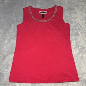 Karen Scott Women Pink Sleeveless Top Size Small - Picture 1 of 5