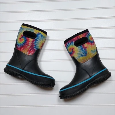 Bogs Kids Grasp Tie Dye Winter Boots - Image 1 of 4