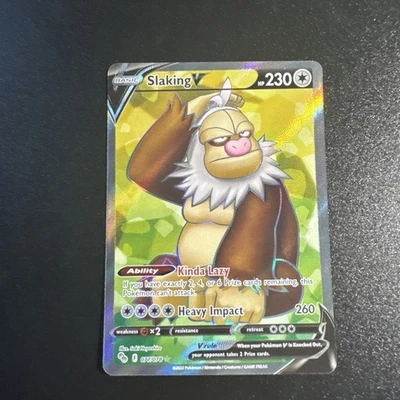 Slaking V (Full Art) 077/078 Pokémon GO Holo - Image 1 of 2