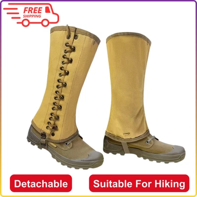 帆布腿绑腿男式二战复制品 M1936 徒步军队卡其色帆布,3R — 第 1/4 张图片