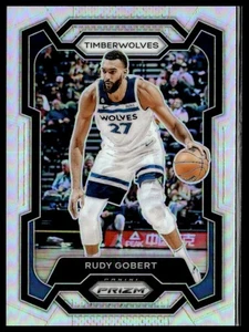 2023-24 Panini Prizm 59 Rudy Gobert Minnesota Timberwolves Silver Prizm - Picture 1 of 2