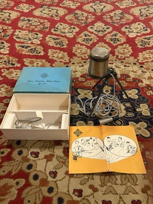 Telefunken D77 Microphone Serviced Working With Akg D14 Capsule + Xlr Single Mic - Image 1 of 3