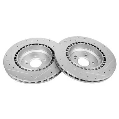 2pcs Rear Discs Brake Rotors For 2009-2013 Mercedes-Benz CL550 & 2012-2013 S550 - Image 1 of 4