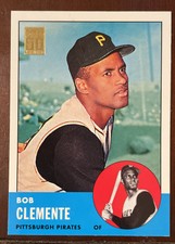 2001 Topps Through The Years #19 of 50 ROBERTO CLEMENTE Pirates 1963 Reprint HOF