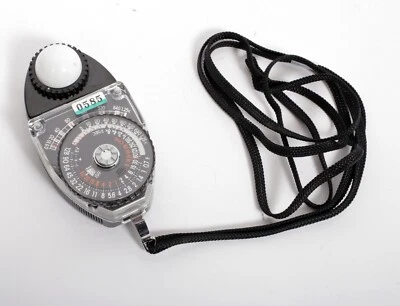 Sekonic Studio Deluxe II L-398M modelo medidor de luz con 3 diapositivas #0585 Foto 1 de 3