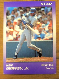 Ken Griffey Jr. 1990' The Star Co. Purple Blank Back Promo Card MARINERS HOF - Bild 1 von 1