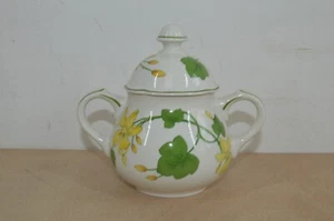 Villeroy & Boch Geranium - Lidded Sugar Bowl / Sucrier (#28) - Picture 1 of 3