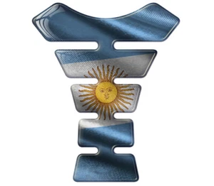 Argentinien Flagge strukturiertes Design, Gel Harz gewölbt K1 Tank Pad - Bild 1 von 1