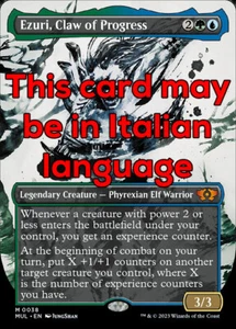 MTG EZURI, CLAW OF PROGRESS 38 EXC - ARTIGLIO DEL PROGRESSO - MUL IT - MAGIC - Bild 1 von 1