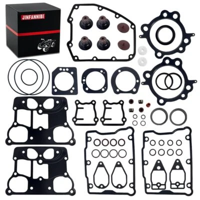 Cylinder Top End Gasket Kit Set for Harley Dyna Low Rider Electra Glide Softail Foto 1 de 4