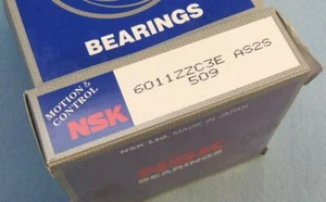 New NSK 6011ZZC3E-AS2S Bearing NIB - Picture 1 of 2
