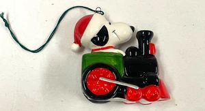 Snoopy im Zug - Weihnachtsschmuck Vintage 1958/'66 United Feature Syndicate - Japan - Bild 1 von 6