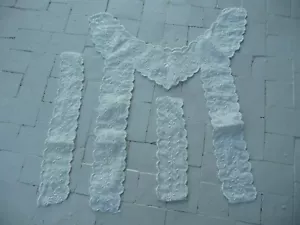 broderies ancienne faite main époque XIX ème - Imagen 1 de 4