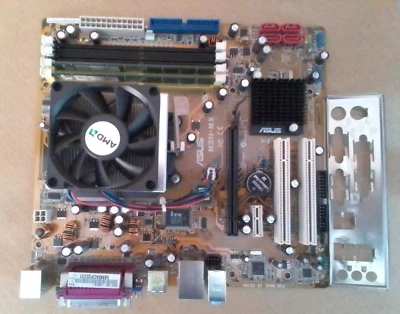 ASUS M2N-MX +CPU ATHLON 64 +2GB DDR2 +TESTATA FUNZIONANTE. - Immagine 1 di 4
