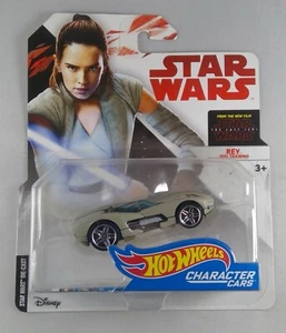 Star Wars Die letzten Jedi Hot Wheels Charakter Autos Rey Jedi Training Mattel MISB - Bild 1 von 2