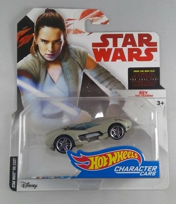 Star Wars The Last Jedi Hot Wheels Personaje Coches Rey Jedi Entrenamiento Mattel Sin usar, en caja sellada Foto 1 de 2
