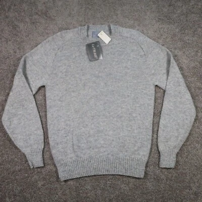 Vtg le Tigre Sweater Mens XL Washable Wool Blend Crew Pullover USA NWT Deadstock - Image 1 of 4