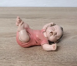 A.Lucchesi Sammelfigur Schlaffende Baby Porzellan Handbemalt Vintage - Bild 1 von 13