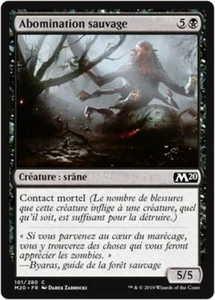 MTG Magic M20 - (x4) Feral Abomination/Abomination sauvage, French/VF - Picture 1 of 1