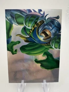 MARVEL FLAIR ANNUAL 1995 FLEER HOLOBLAST INSERT CARD 7 OF 12 HULK VS. TRAUMA - Picture 1 of 2